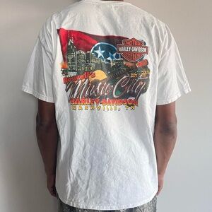 Harley Davidson Nashville Music city t shirt- XL